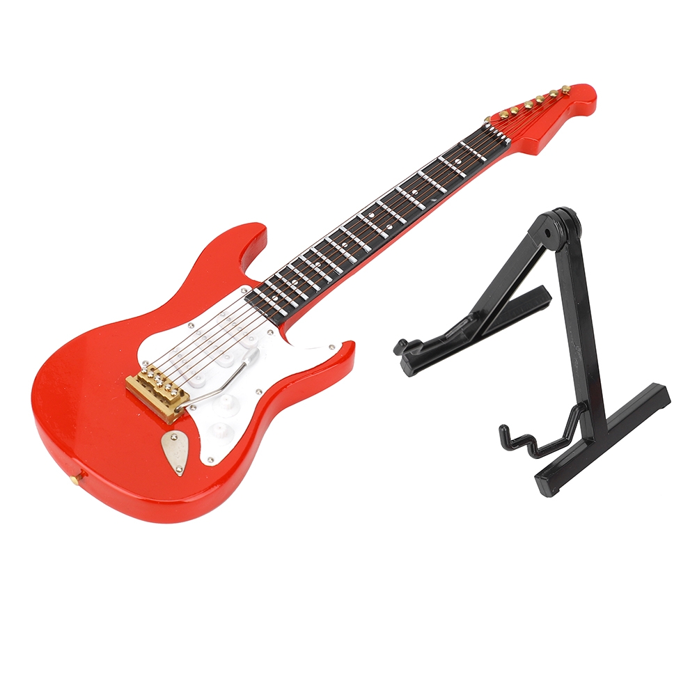Musical Instrument ____ - Миниатюрная красная модель электрогитары, музыкальный инструмент,