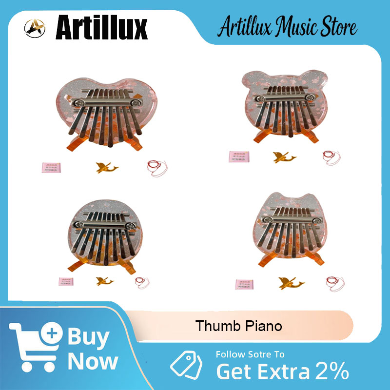 Musical Instrument Kalimba - Калимба Artillux: Новая, высококачественная акриловая музыкальная