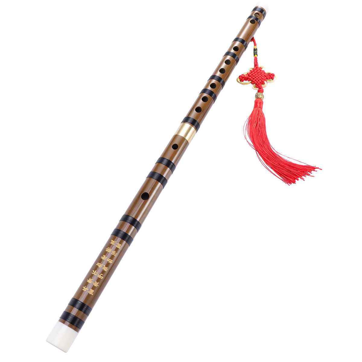 Musical Instrument Fife - Бамбуковая флейта из желтой латуни ручной