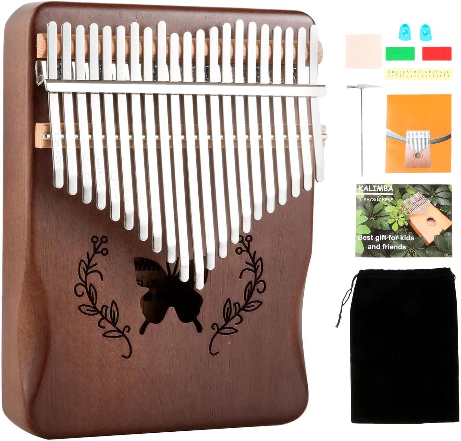 Musical Instrument Kalimba - Калимба, 21 клавиша, пианино для пальцев,