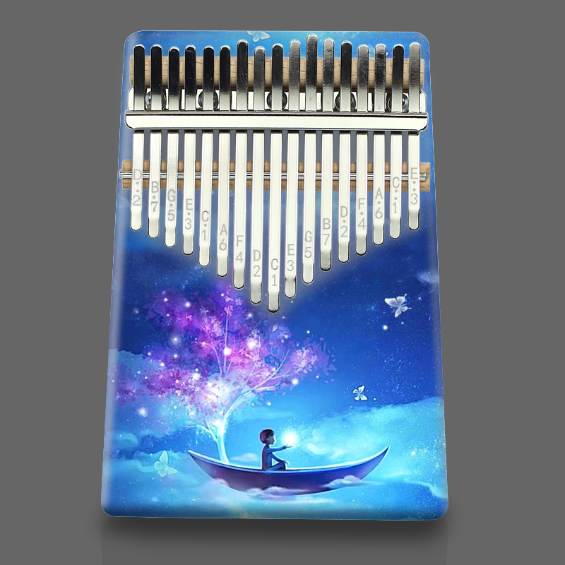 17-тональная калимба: цветное  – обзор и цена Musical Instrument Kalimba