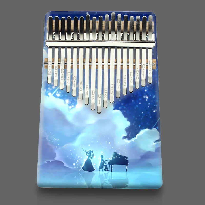 17-тональная калимба: цветное  – обзор и цена Musical Instrument Kalimba