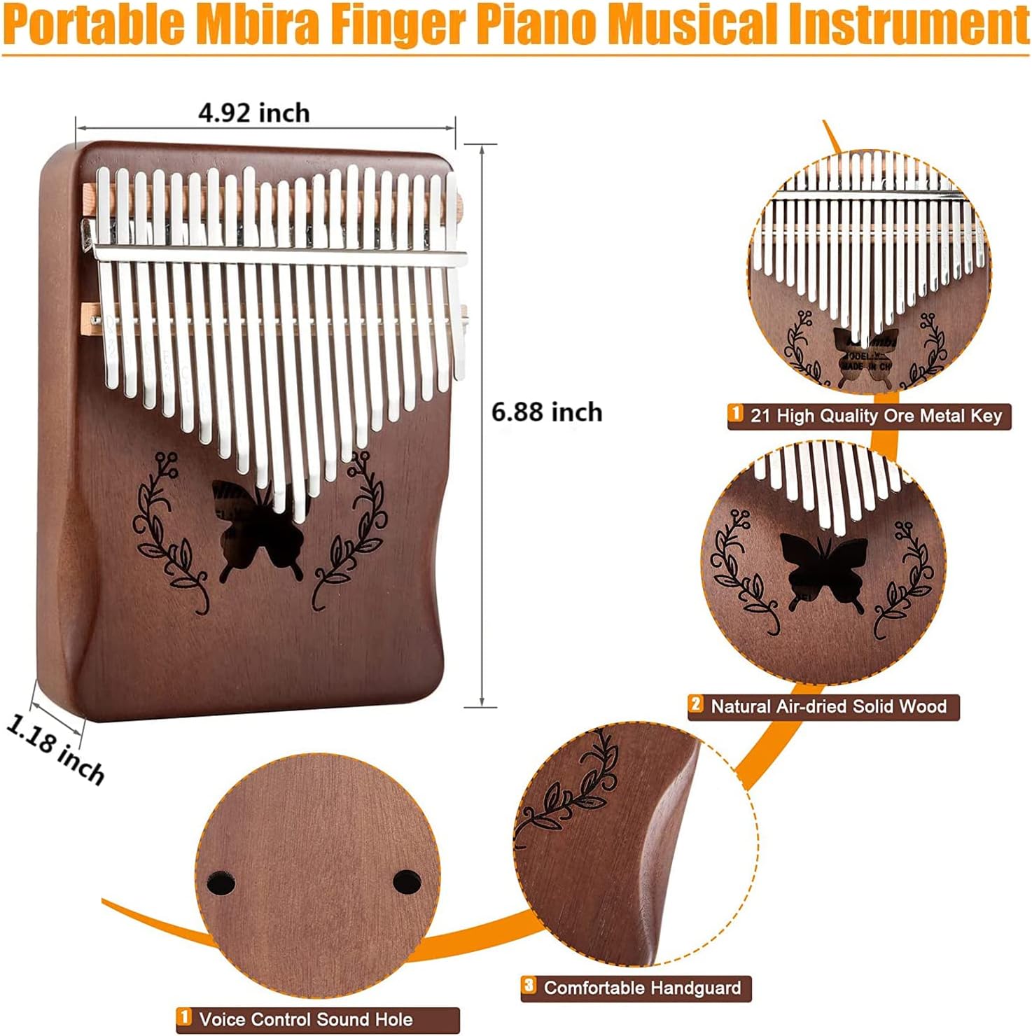 Калимба, 21 клавиша, пианино д – обзор и цена Musical Instrument Kalimba