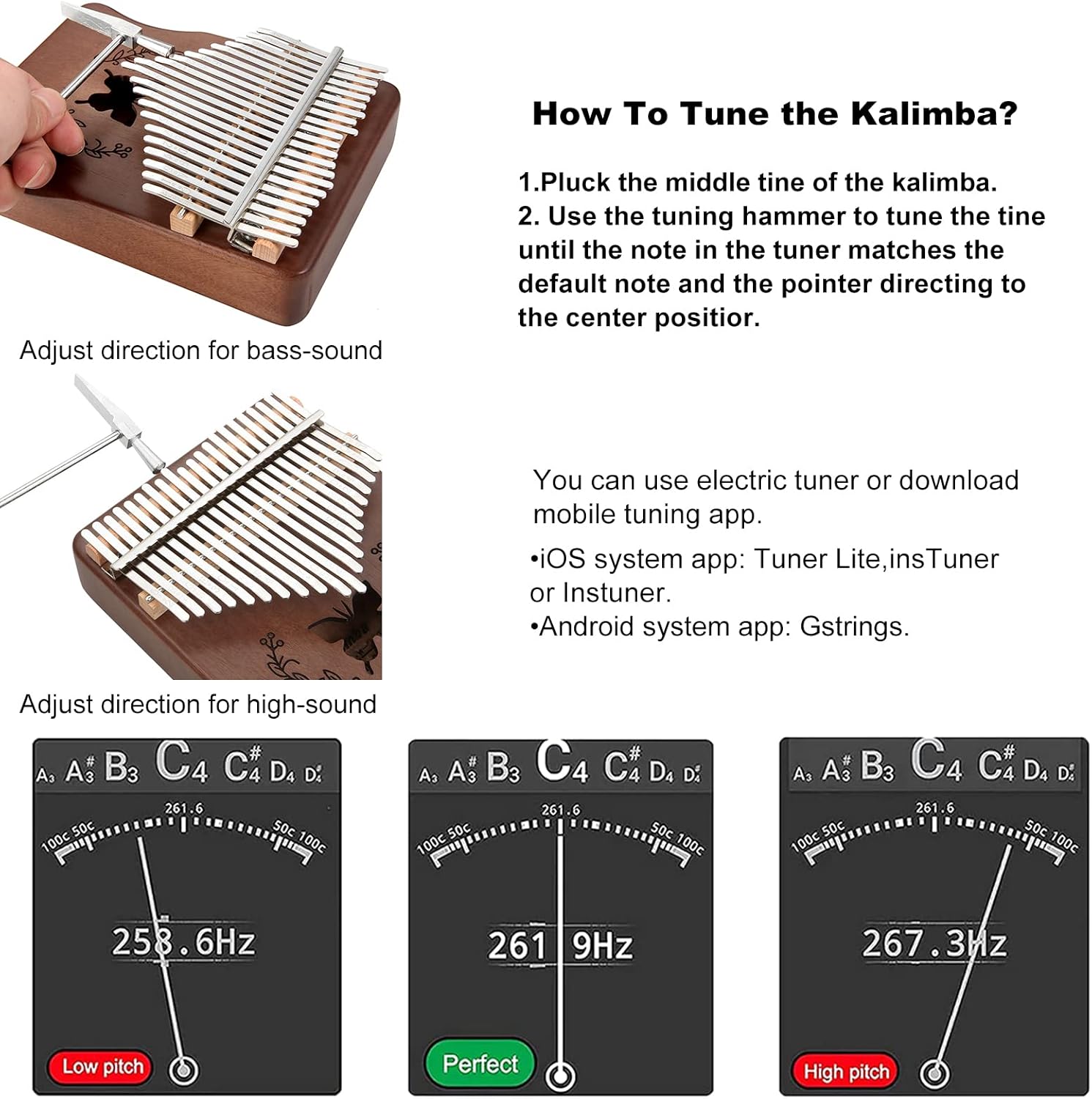 Калимба, 21 клавиша, пианино д – обзор и цена Musical Instrument Kalimba